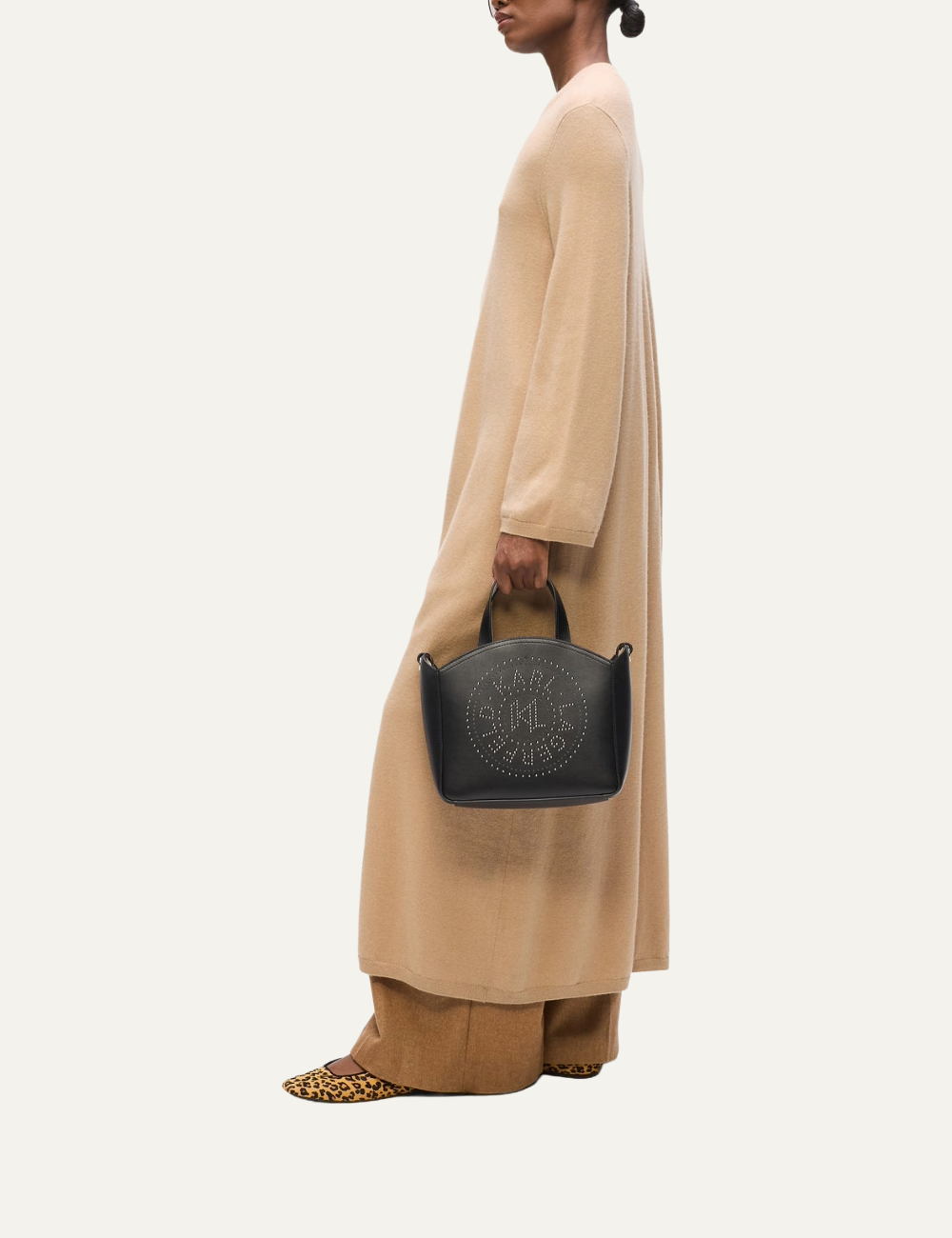 KARL LAGERFELD K/CIRCLE SM TOTE STUDS