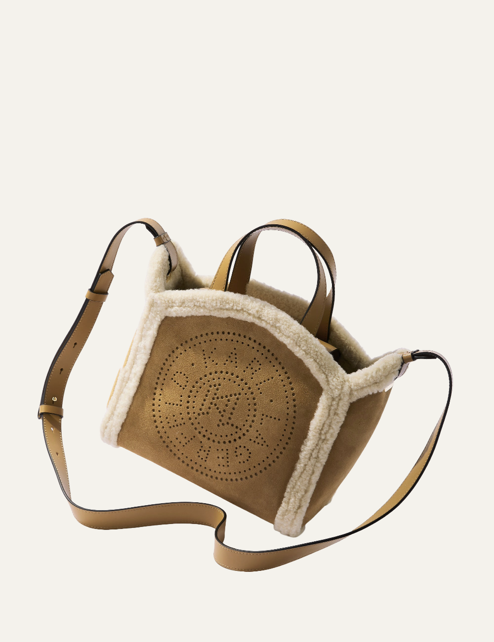 KARL LAGERFELD K/CIRCLE SM TOTE SHEARLING