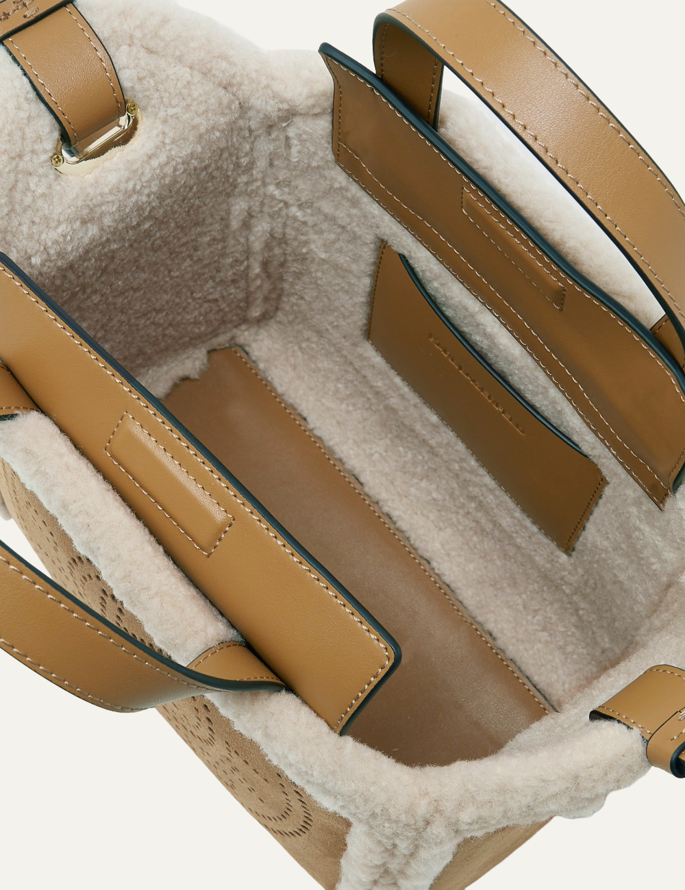 KARL LAGERFELD K/CIRCLE SM TOTE SHEARLING