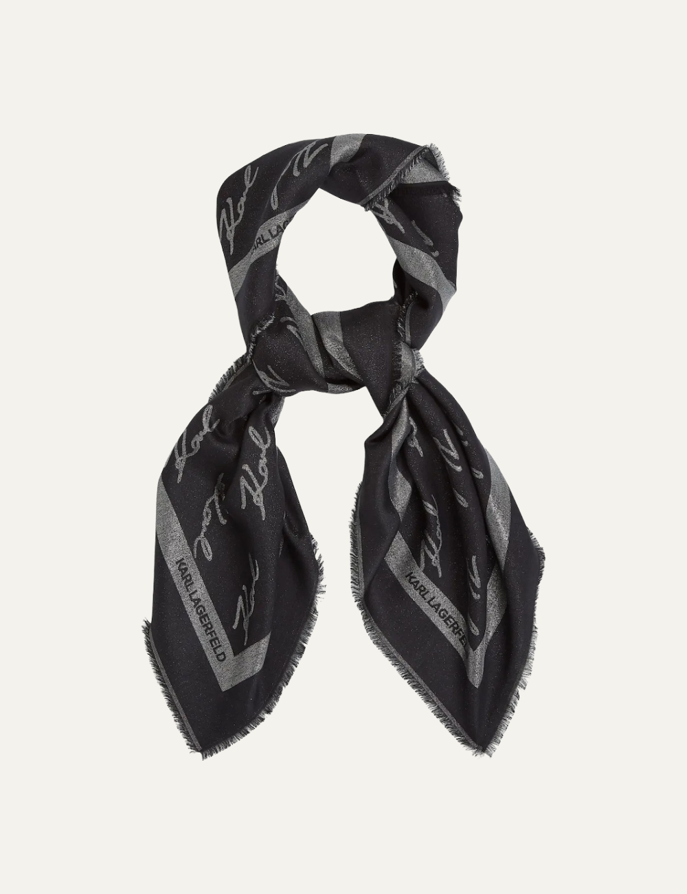 KARL LAGERFELD K/SIGNATURE METAL JKRD SCARF
