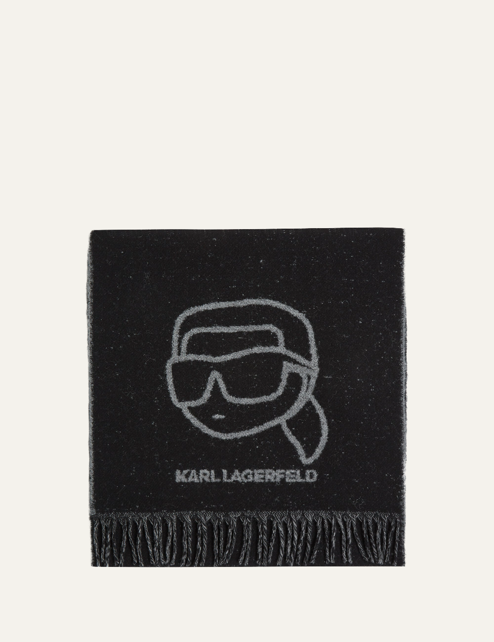 KARL LAGERFELD IKON JKRD WOOL SCARF
