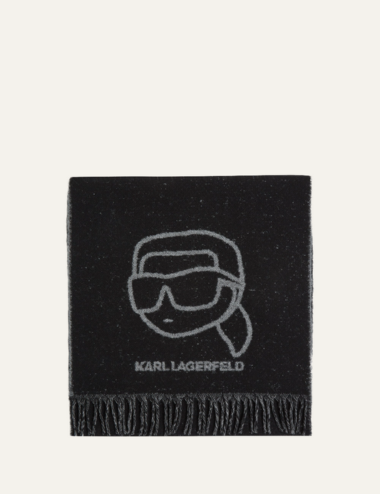 KARL LAGERFELD IKON JKRD WOOL SCARF