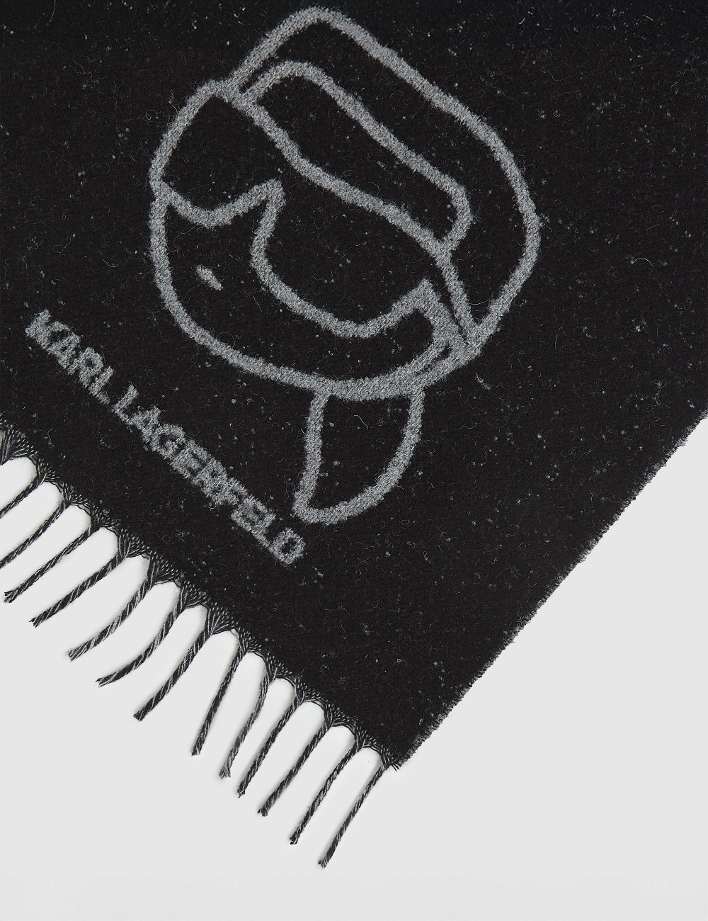 KARL LAGERFELD IKON JKRD WOOL SCARF