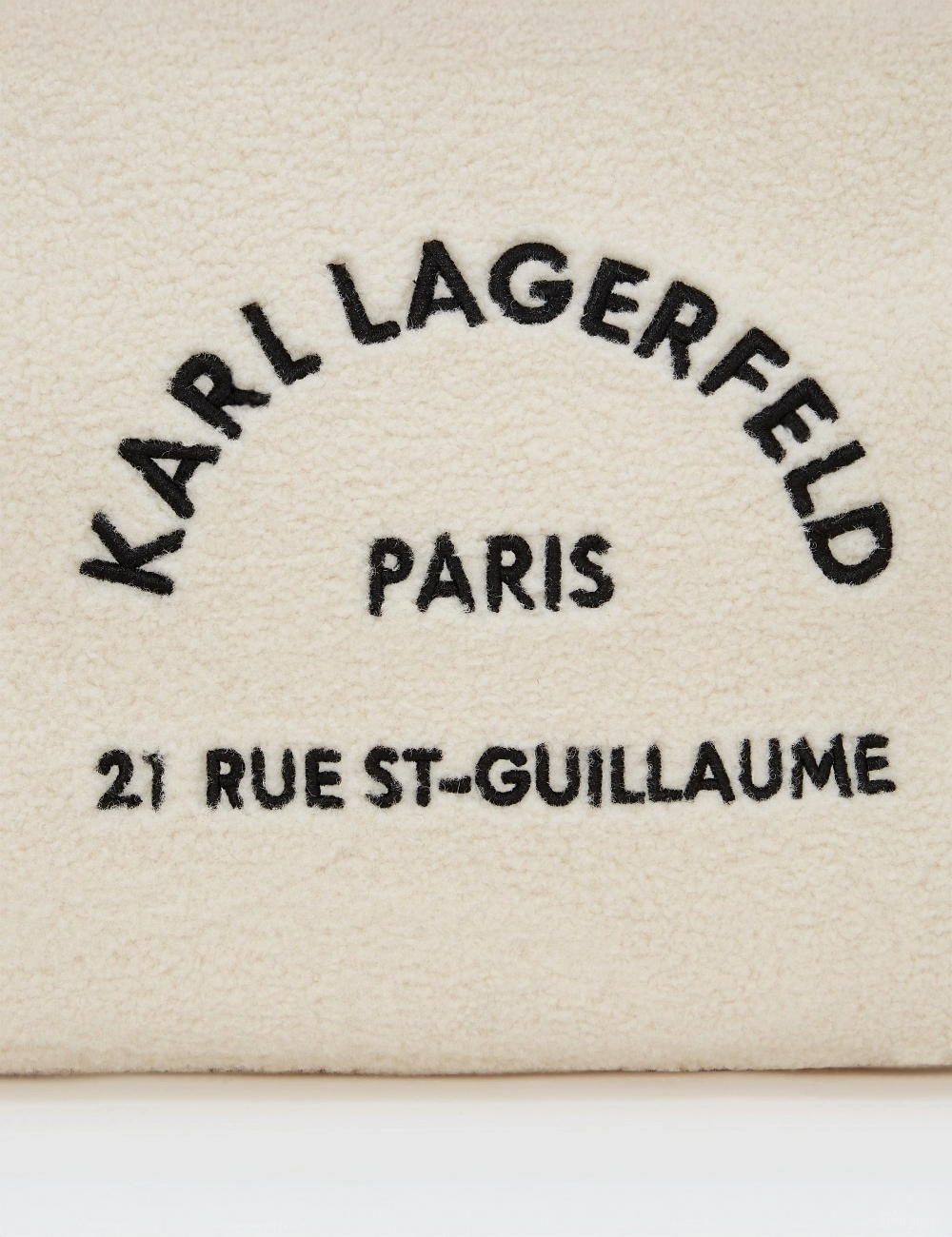 KARL LAGERFELD K/RSG MD SQUARE TOTE SHEARLING