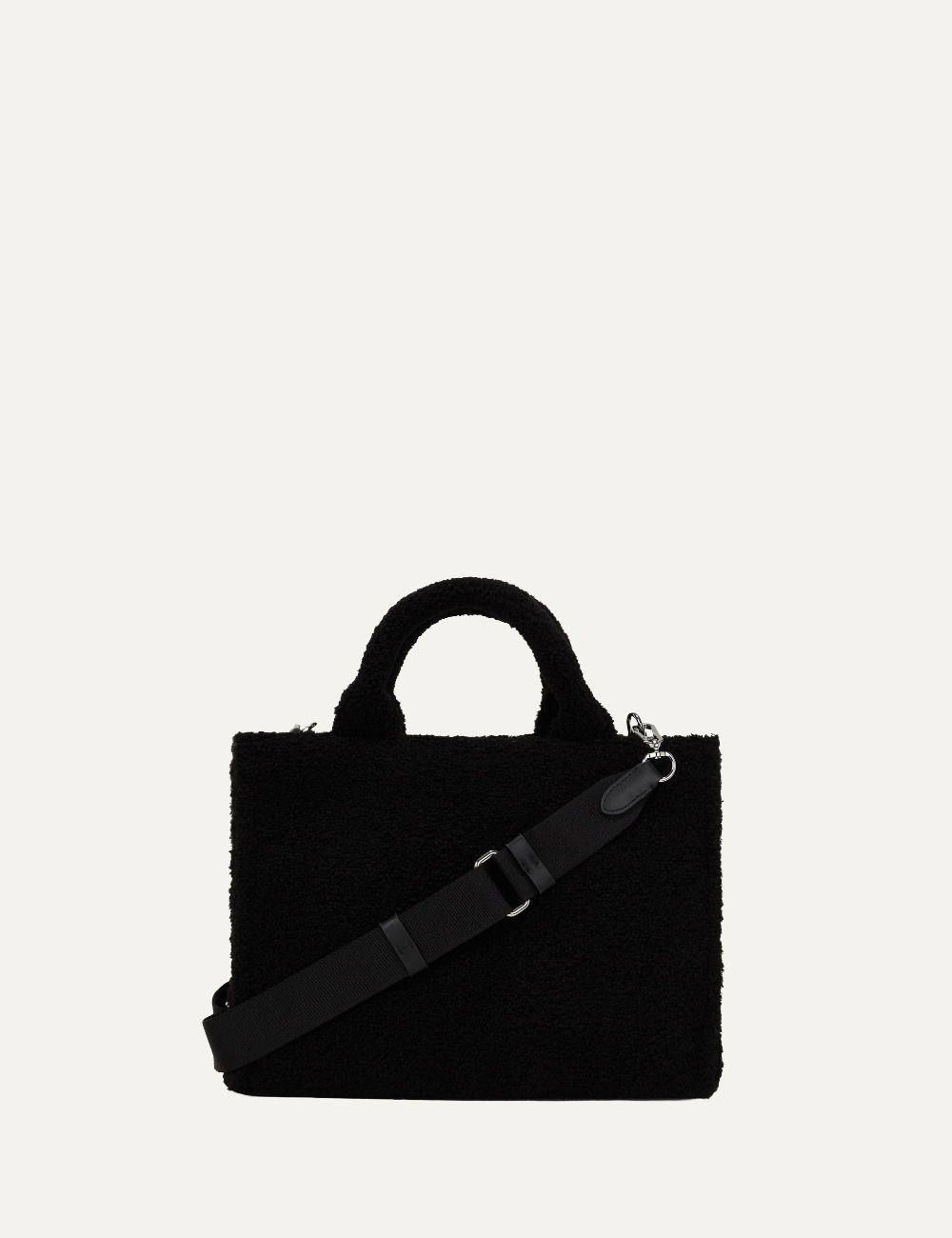 KARL LAGERFELD K/RSG MD SQUARE TOTE SHEARLING