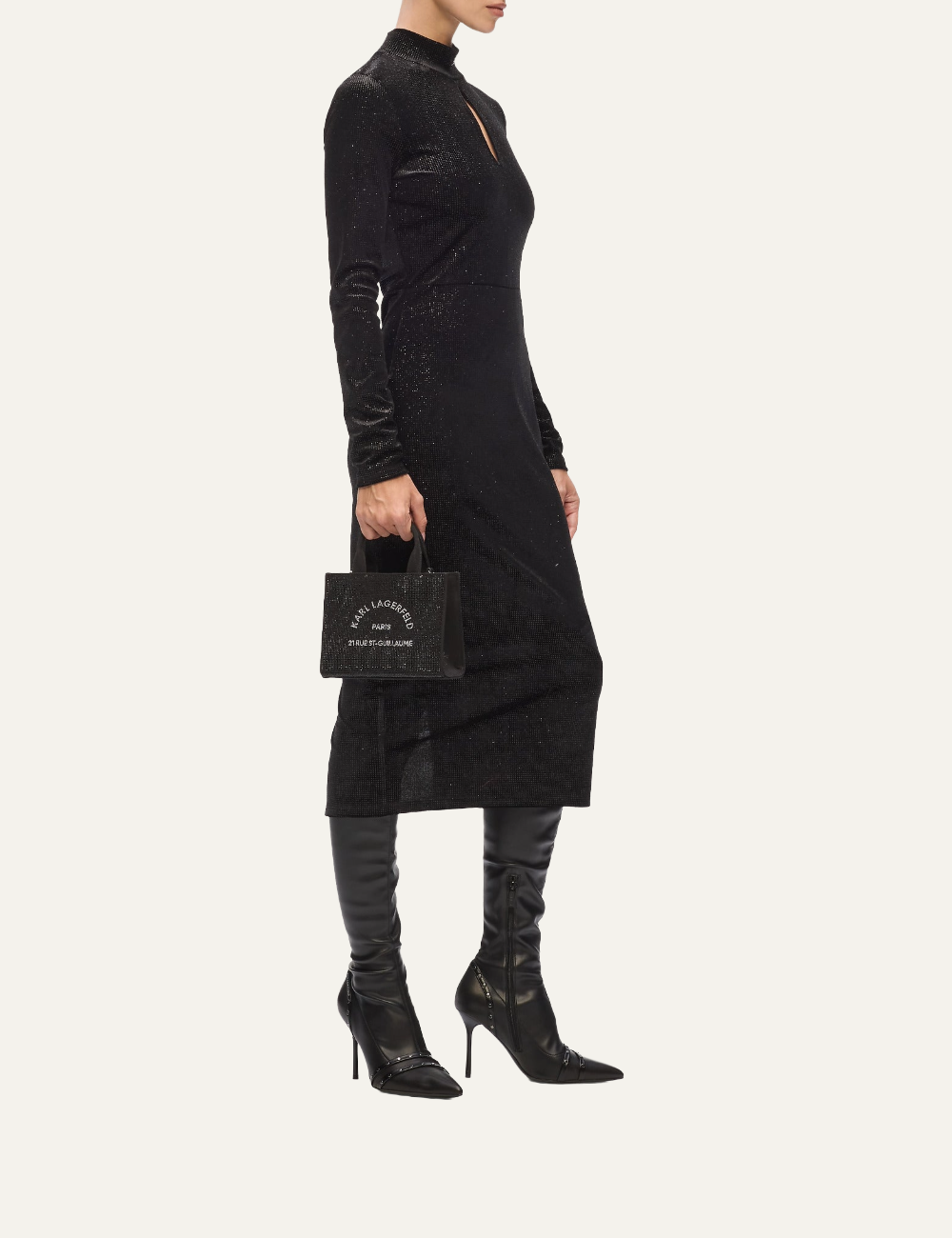 KARL LAGERFELD K/RSG MINI SQUARE RH TOTE