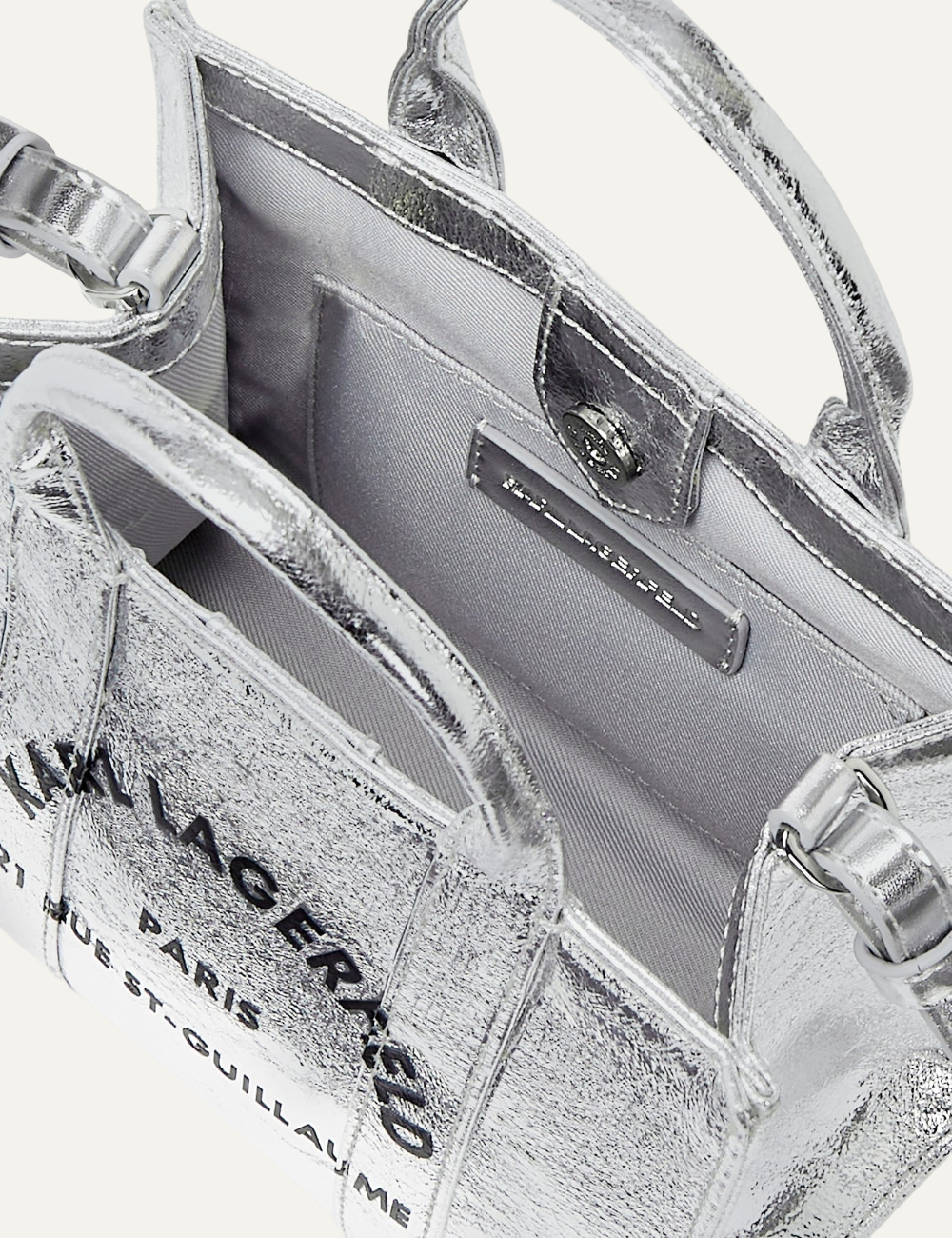 KARL LAGERFELD K/RSG MINI SQ WRINKLE TOTE