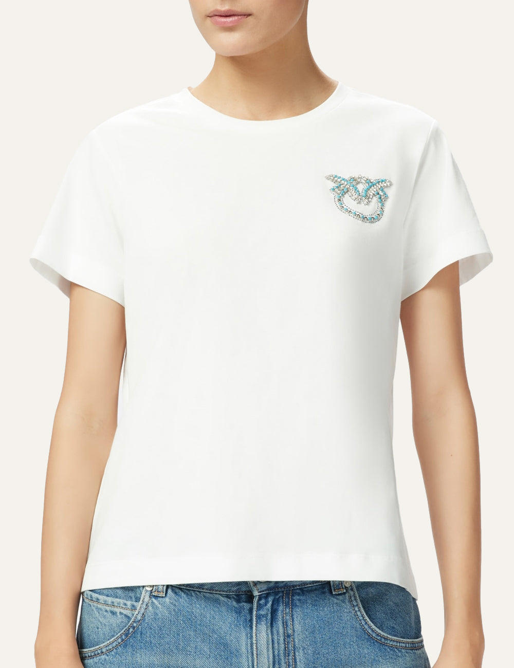 PINKO NAMBRONE T-SHIRT BIANCAVE