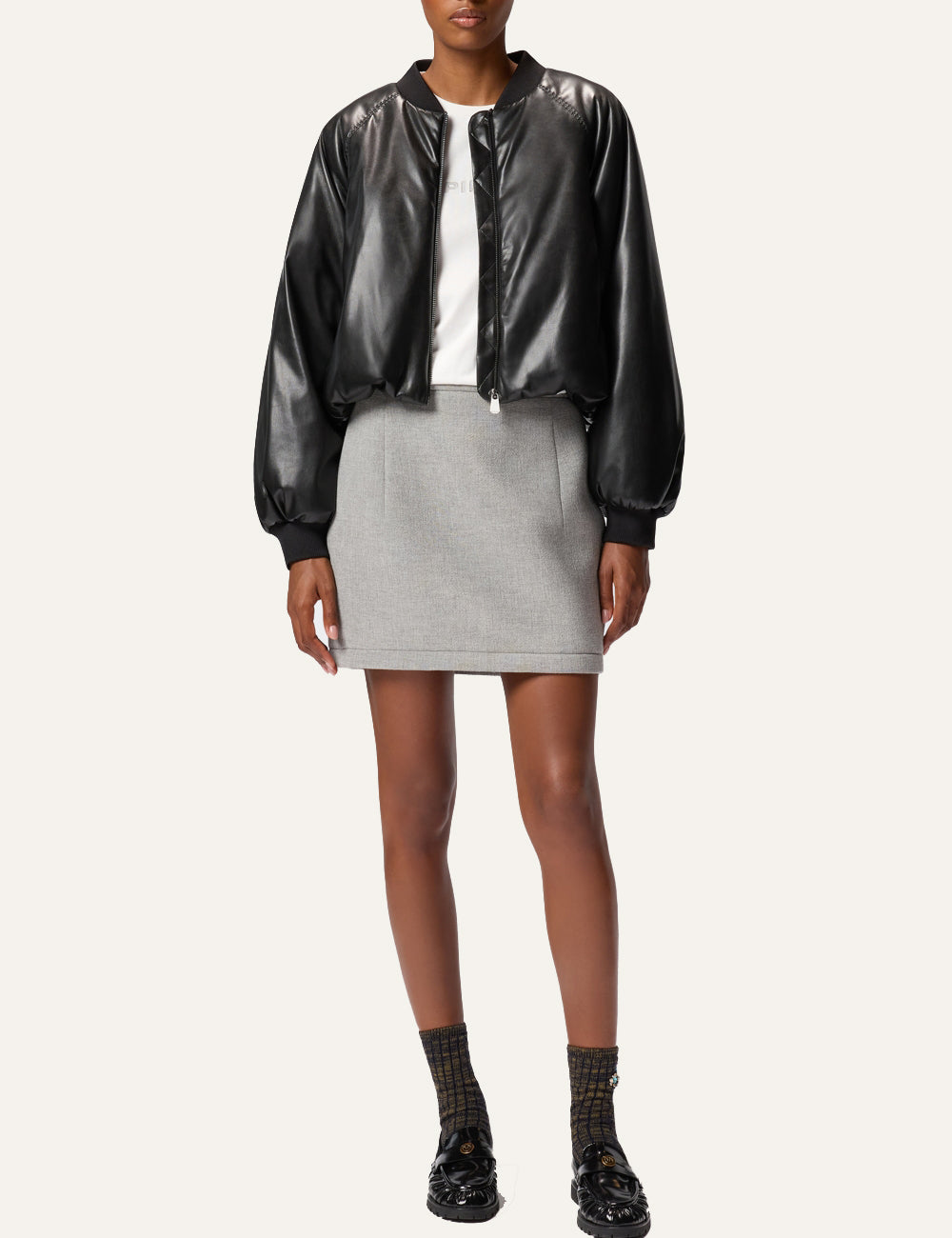 PINKO STREPITOSO T-SHIRT JERSEY LOGO STRASS PINKO WITH YOU