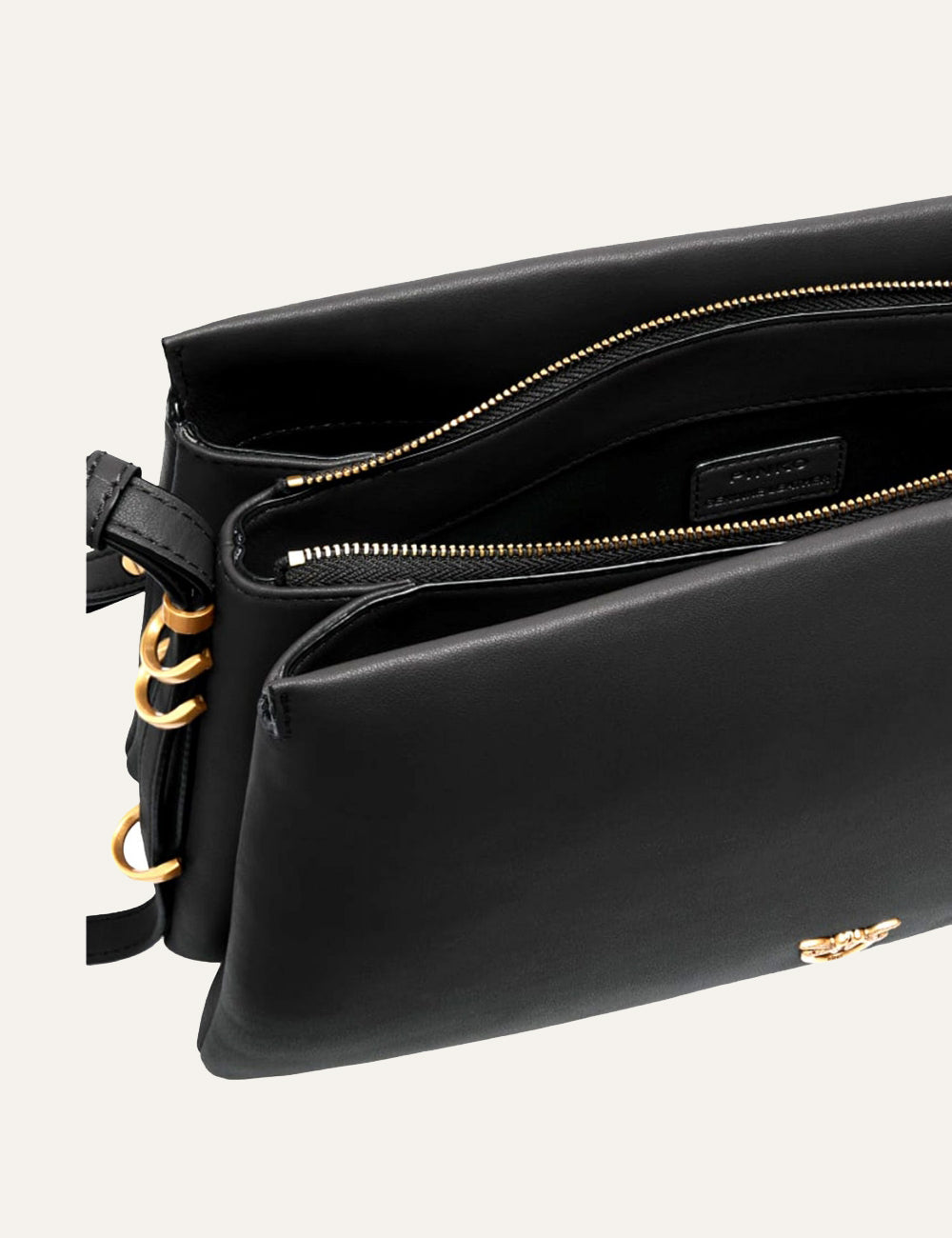 PINKO TRIPLET MINI BLACK BAG