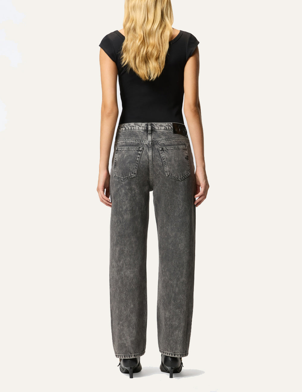 PINKO ROSE STRAIGHT DARK GREY