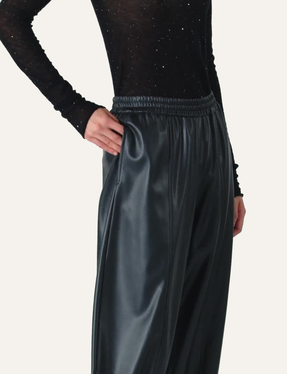 PINKO SPEZIA TROUSERS BLACK