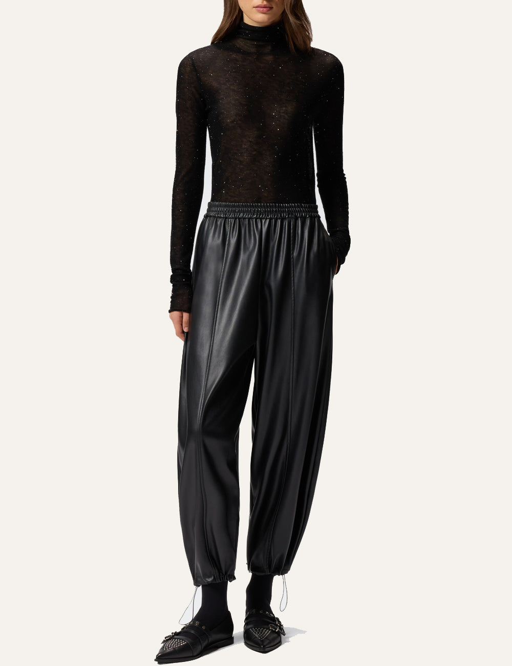 PINKO SPEZIA TROUSERS BLACK