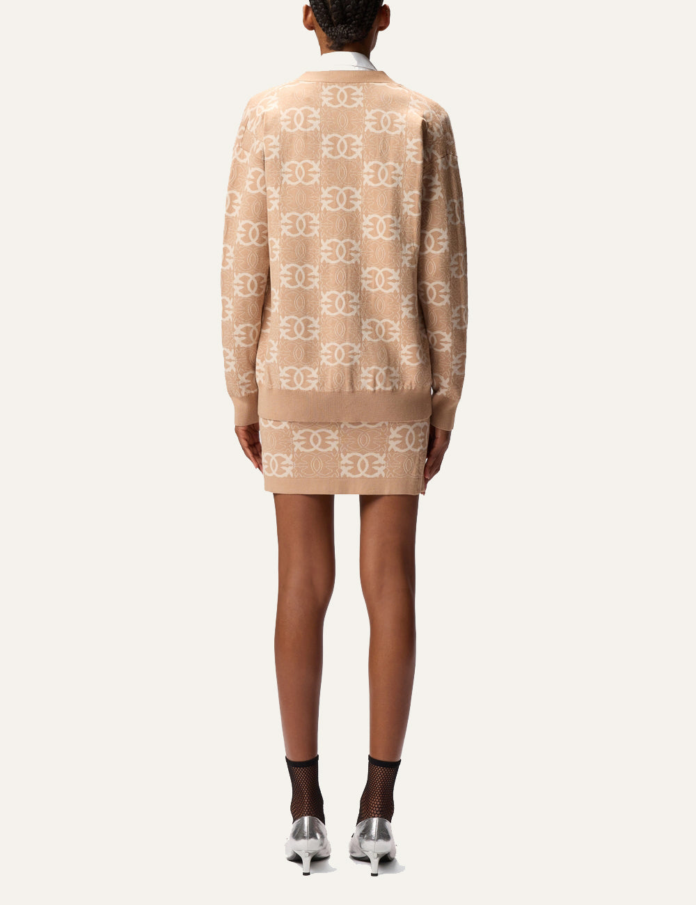 PINKO HALF BREED CARDIGAN CAMEL