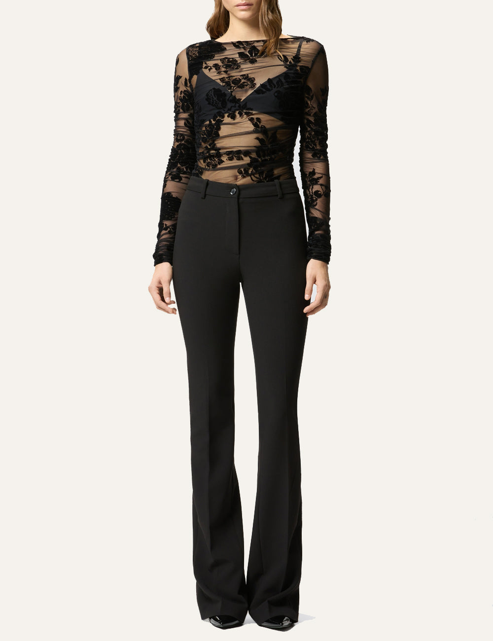 PINKO PUZZLE SWEATER BLACK