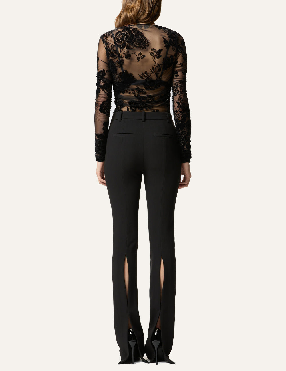 PINKO PUZZLE SWEATER BLACK