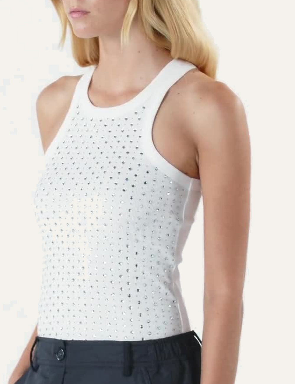PINKO ANNITA TOP WHITE