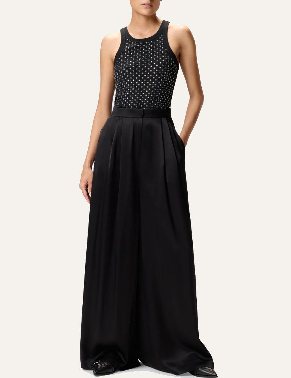 PINKO ANNITA TOP BLACK