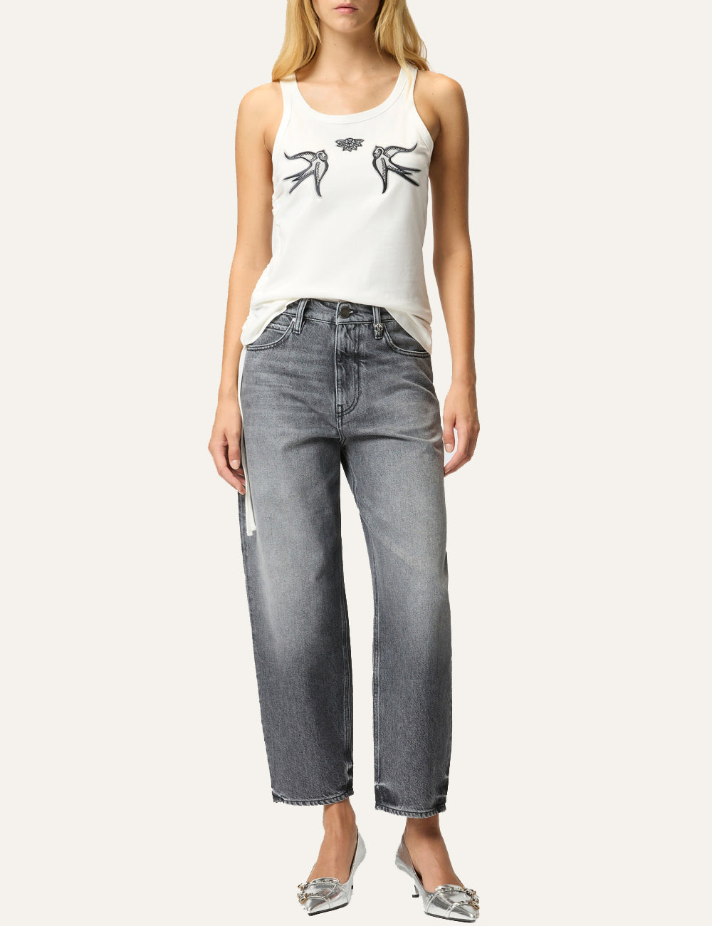 PINKO ESTELLE EGG DARK GREY