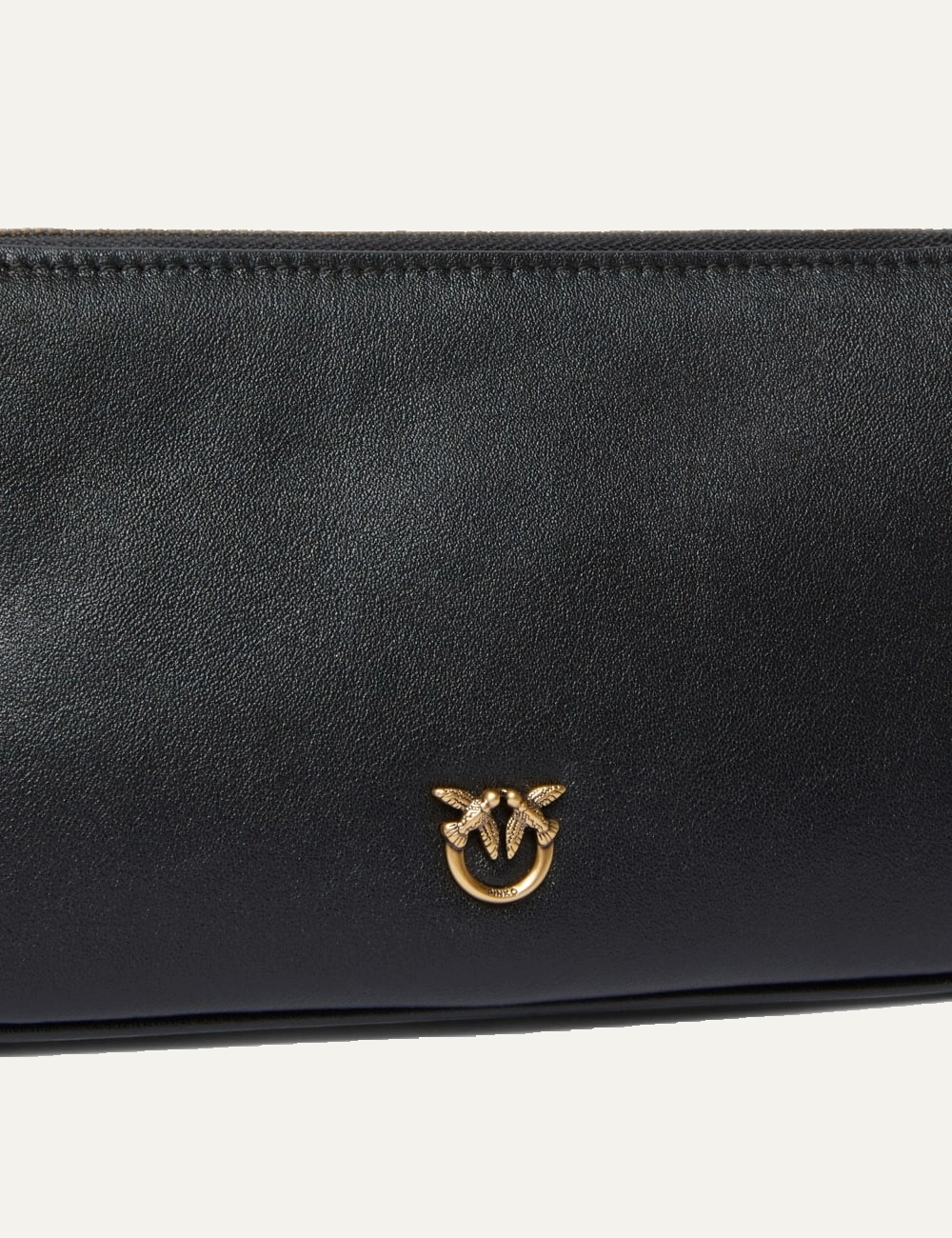 PINKO HALF MOON BAGUETTE MINI BLACK