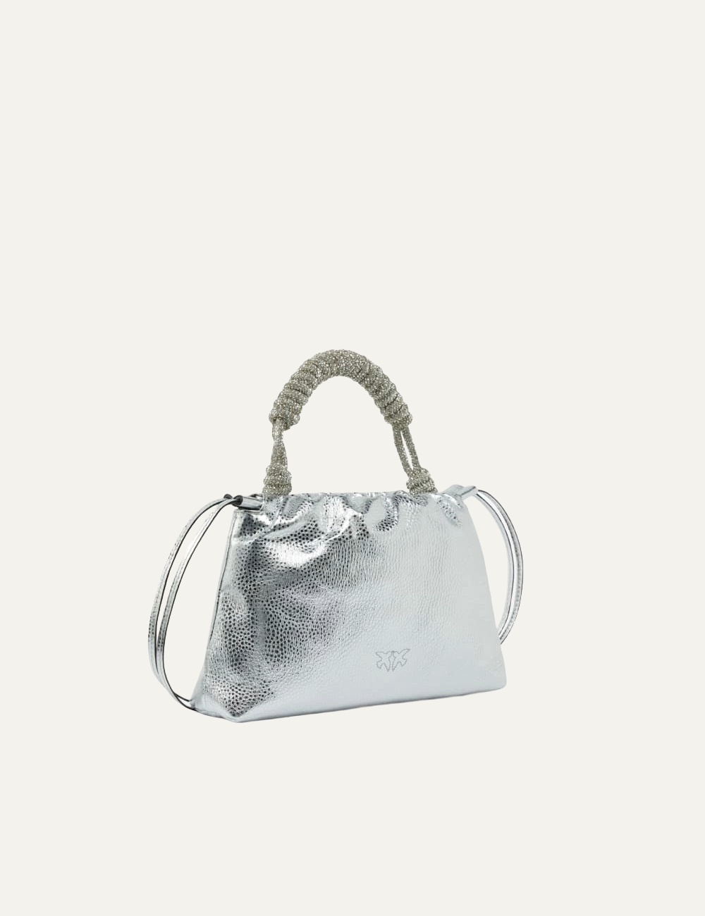 PINKO SMALL HANDBAG IN LAMINATED LEATHER