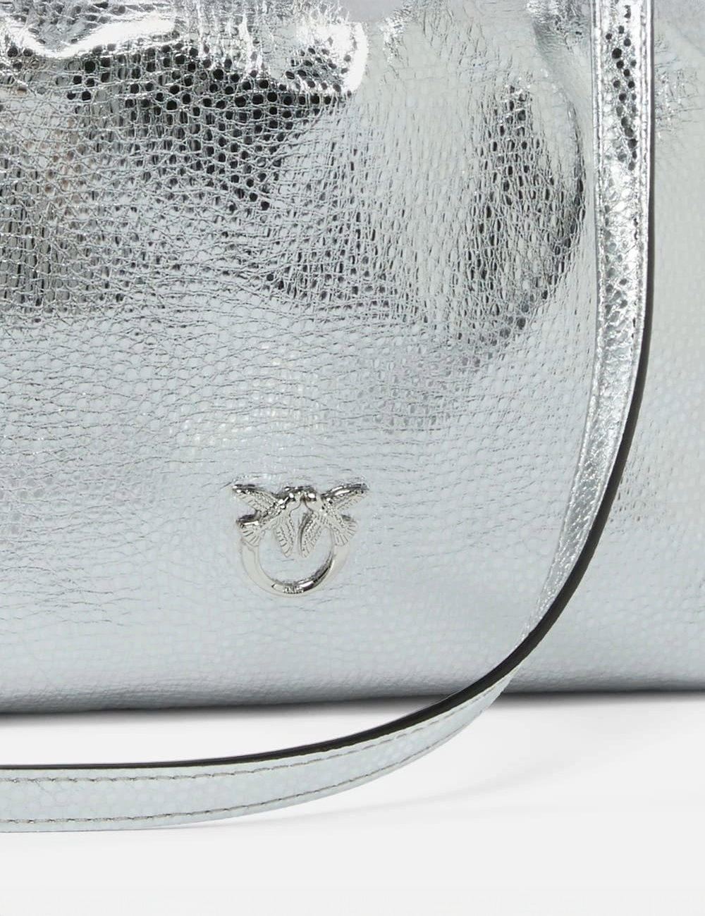 PINKO SMALL HANDBAG IN LAMINATED LEATHER