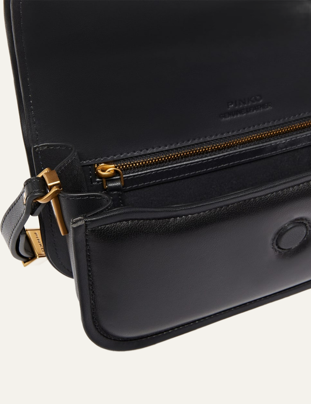 PINKO LOVE BOX BAGUETTE NAPPA VITELLO SETA