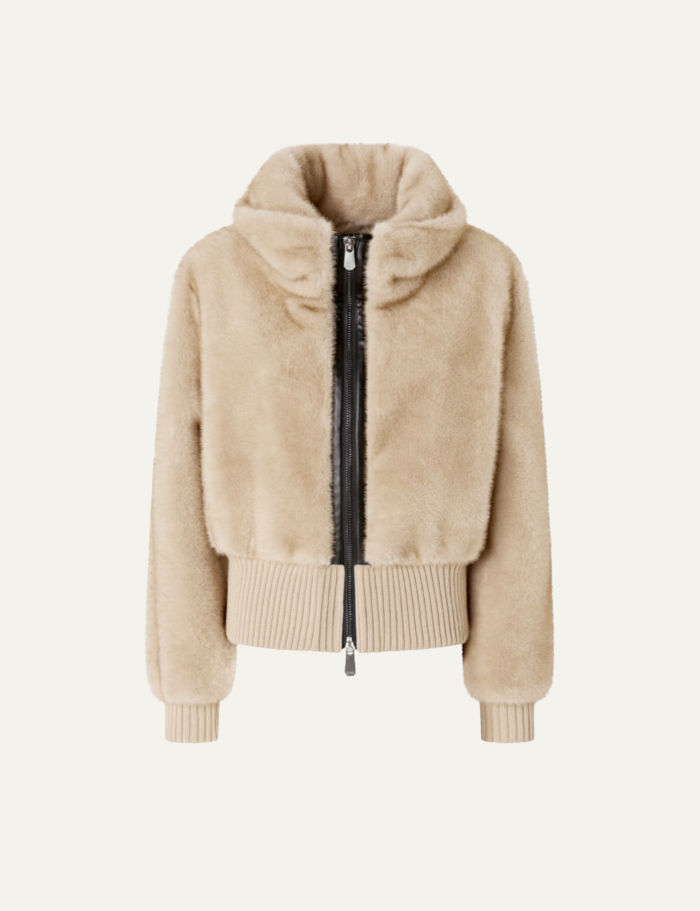 PINKO BAGELS BOMBER BEIGE