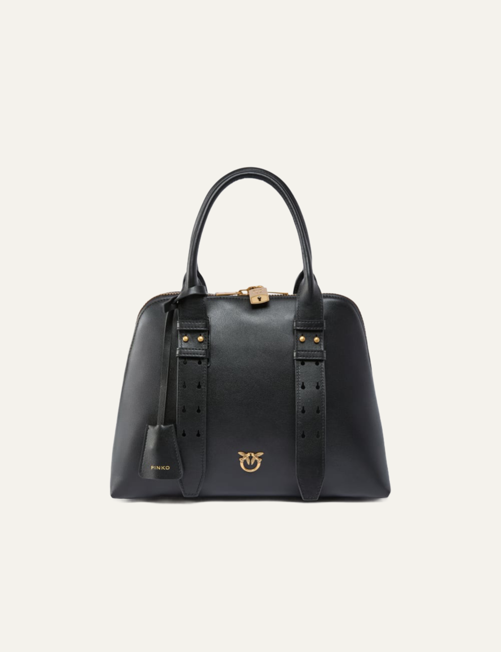 PINKO BOWLING BAG MEDIUM VITELLO MORBIDO