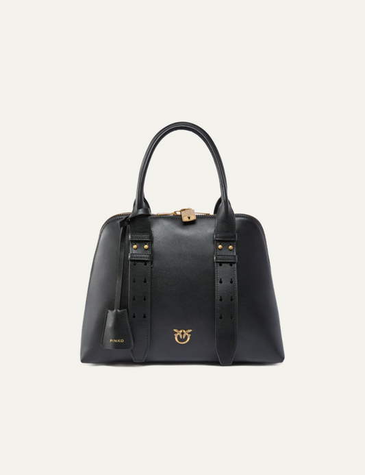 PINKO BOWLING BAG MEDIUM VITELLO MORBIDO