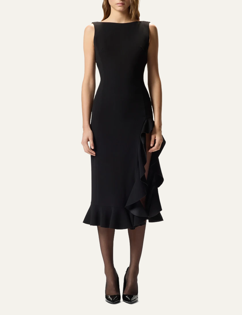 PINKO FLIPPER DRESS BLACK