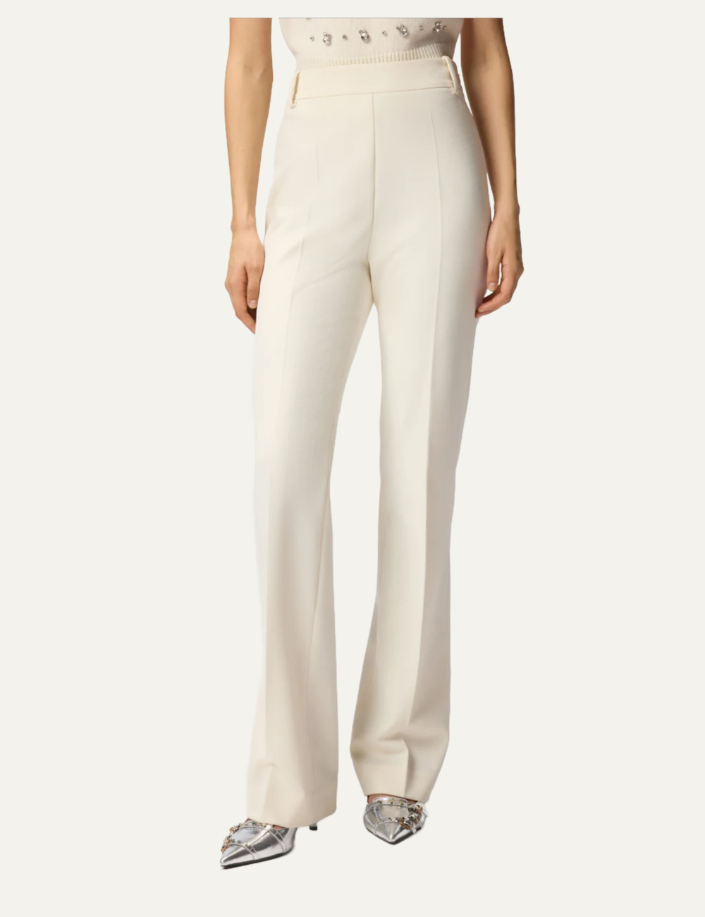 PINKO PITA TROUSERS CREAM