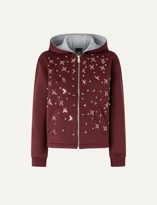 PINKO ARAMA GIUBBINO SWEATSHIT JACKET