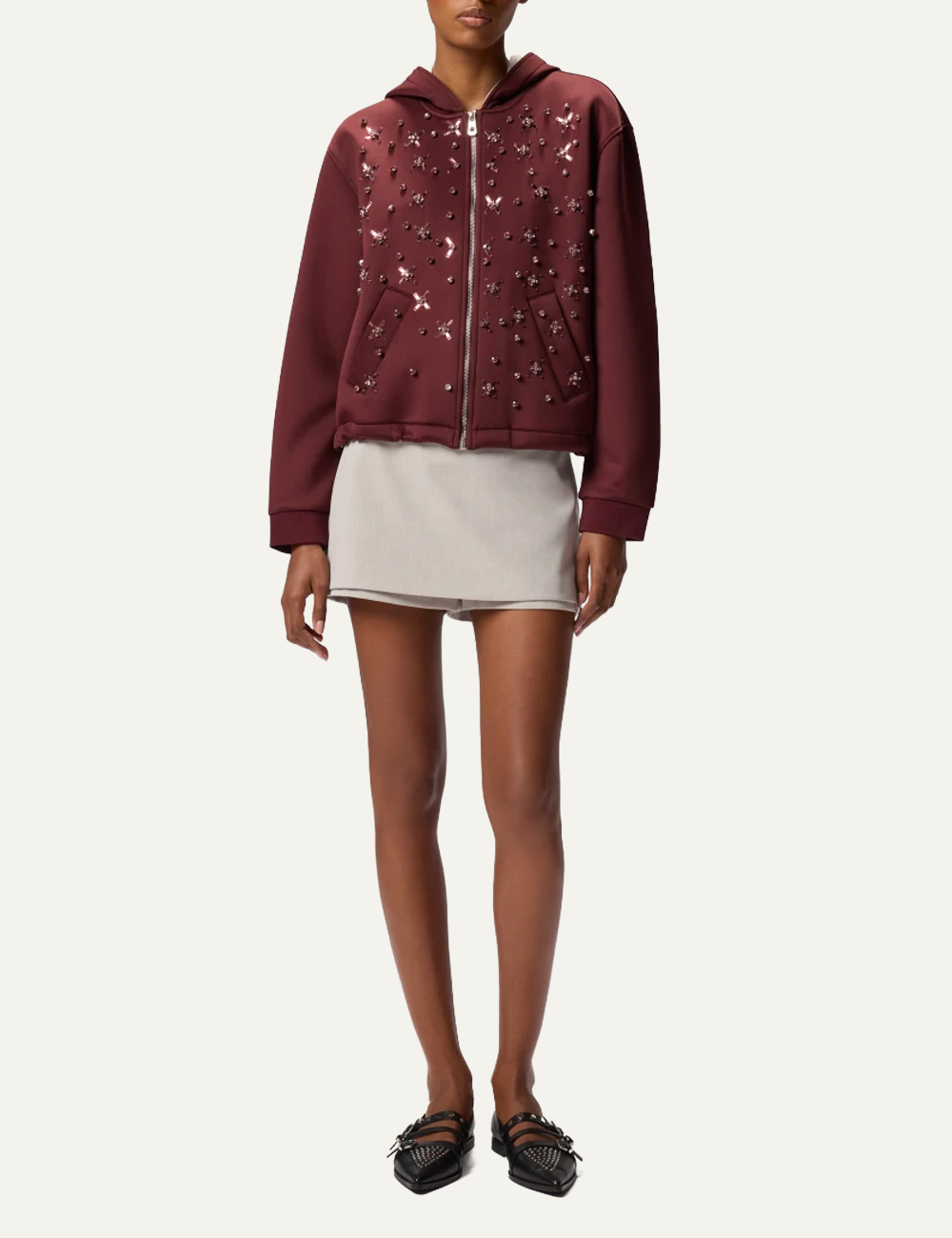 PINKO ARAMA GIUBBINO SWEATSHIT JACKET