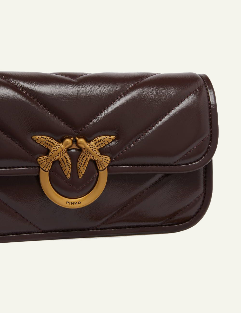 PINKO LOVE BOX BAGUETTE BAG