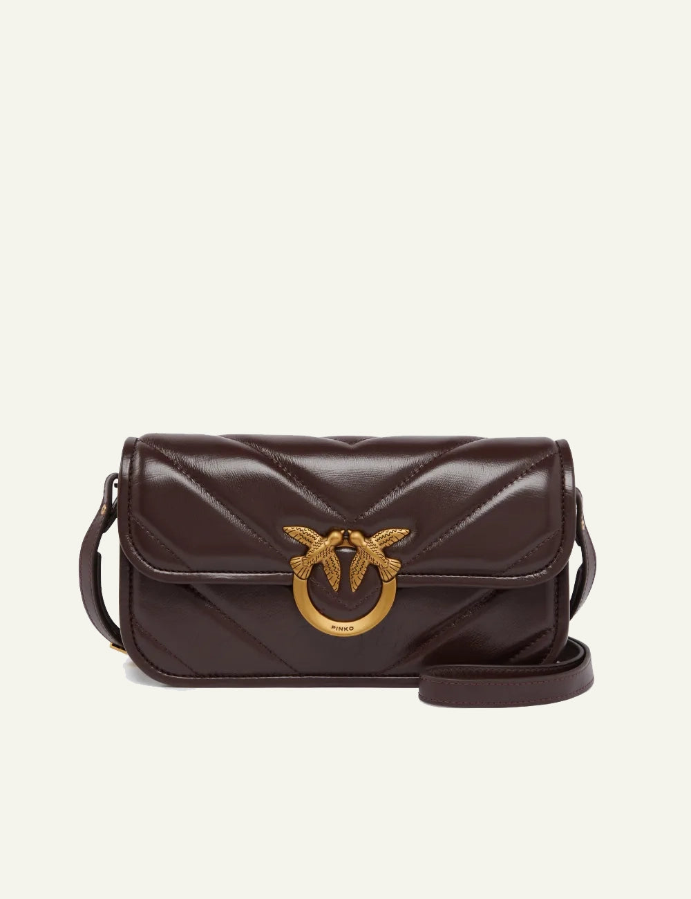 PINKO LOVE BOX BAGUETTE BAG