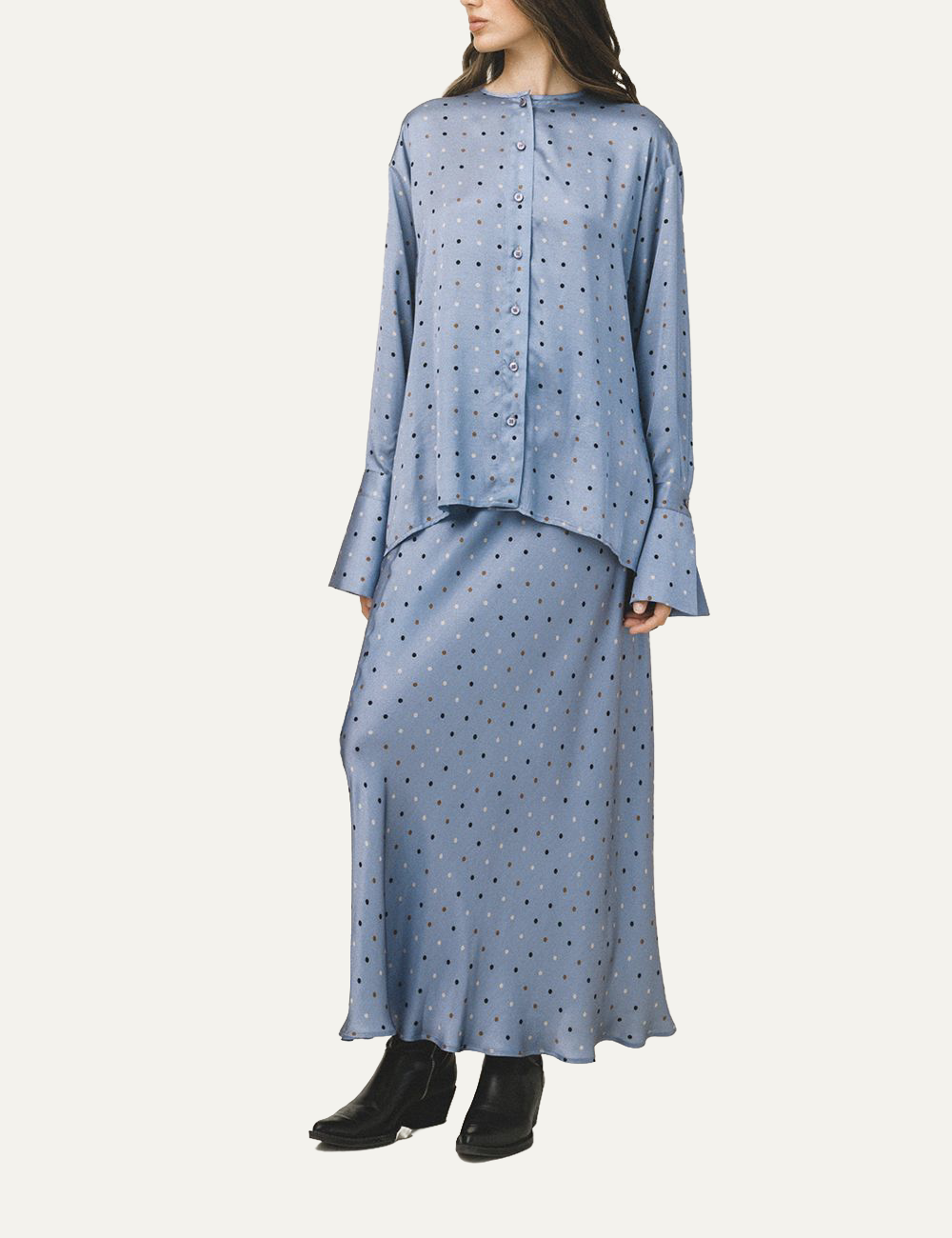 LOVE & ALICIA TASHA PURPLE SHIRT