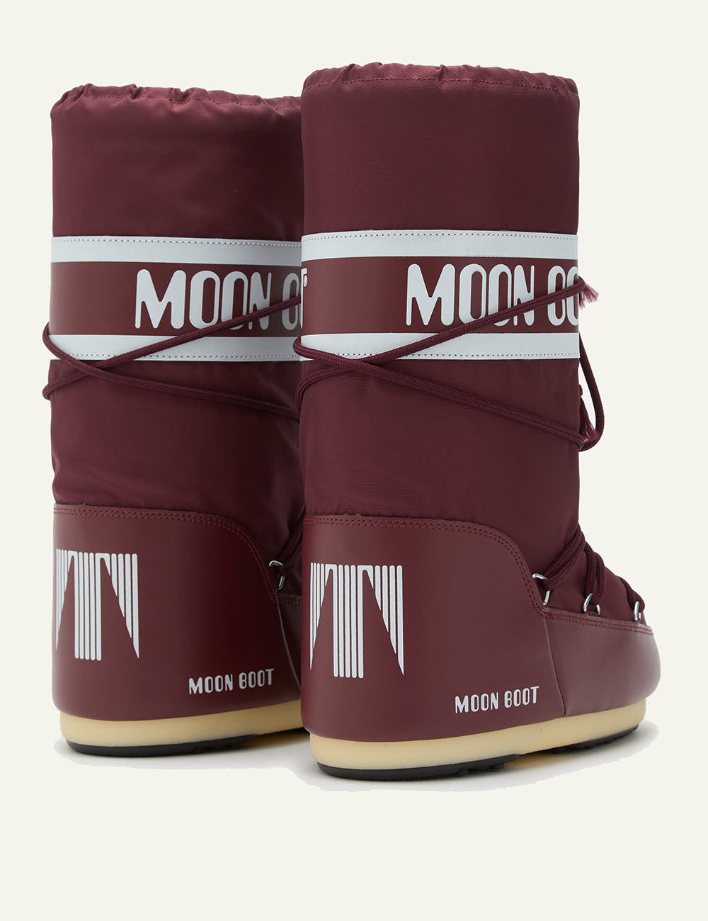 MOON BOOT MB ICON NYLON BURGUNDY