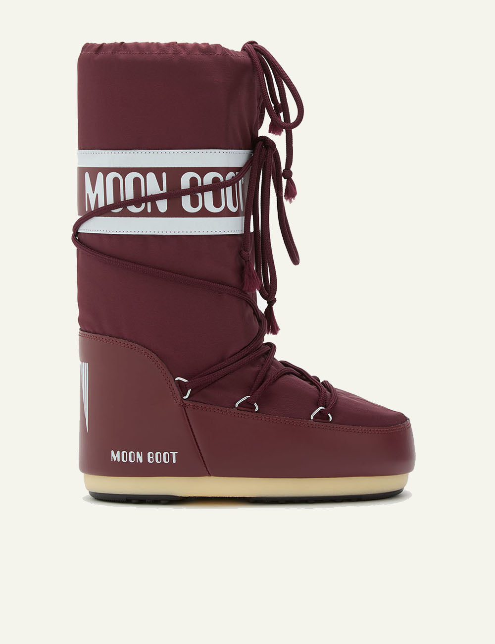 MOON BOOT MB ICON NYLON BURGUNDY