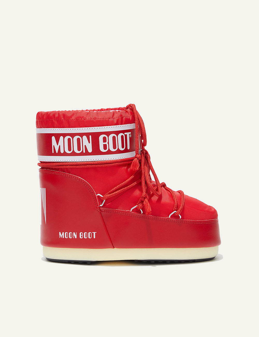 MOON BOOT MB ICON LOW NYLON RED