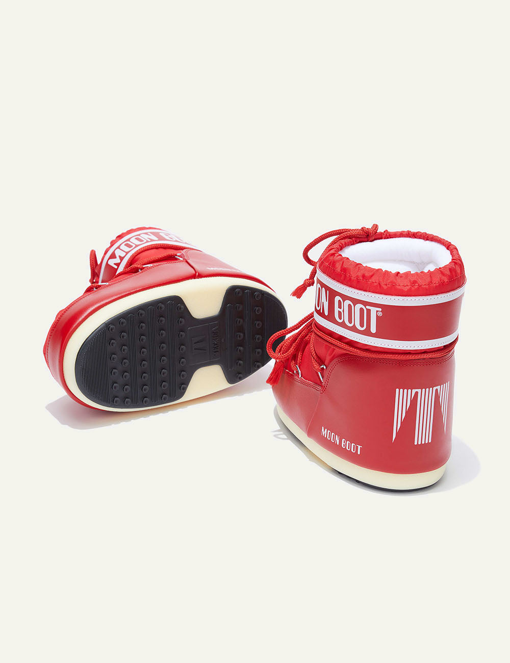 MOON BOOT MB ICON LOW NYLON RED