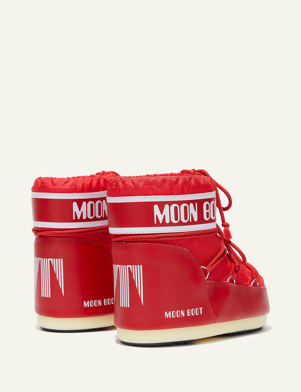 MOON BOOT MB ICON LOW NYLON RED