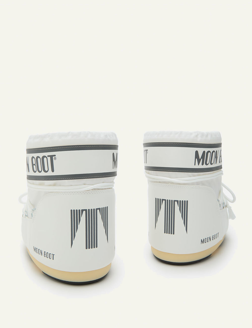 MOON BOOT MB ICON LOW NYLON WHITE MONO