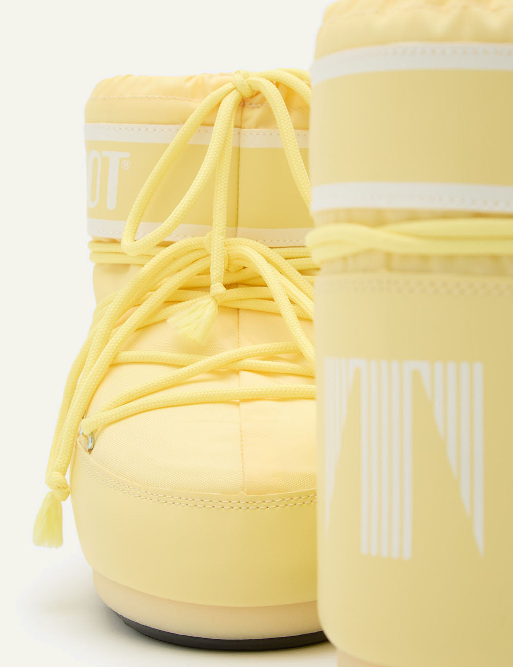 MOON BOOT MB ICON LOW NYLON LIGHT YELLOW