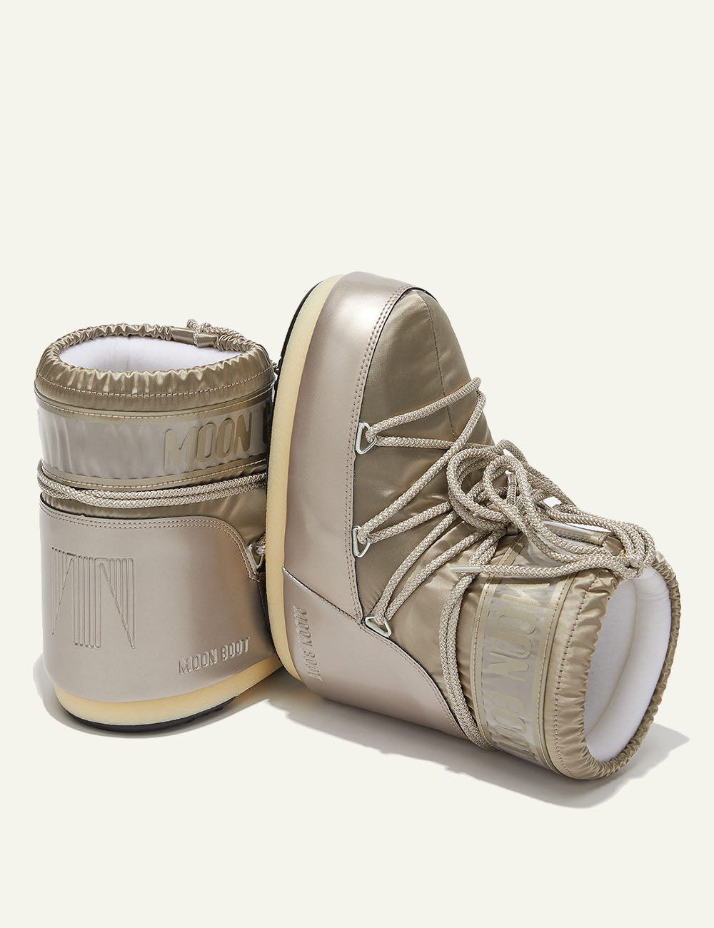 MOON BOOT MB ICON LOW GLANCE PLATINUM