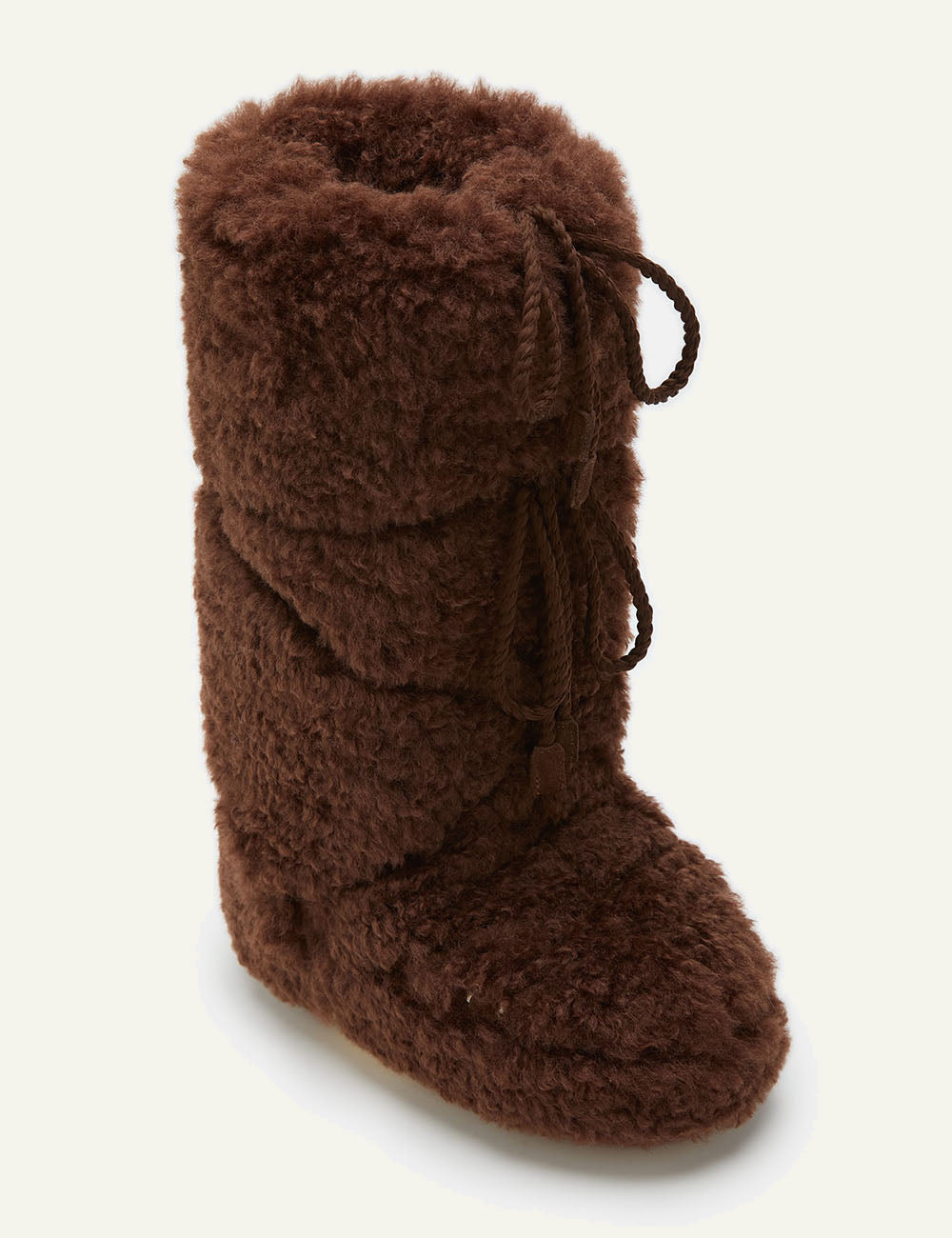 MOON BOOT MB ICON CURLY EXTRA DARK BROWN