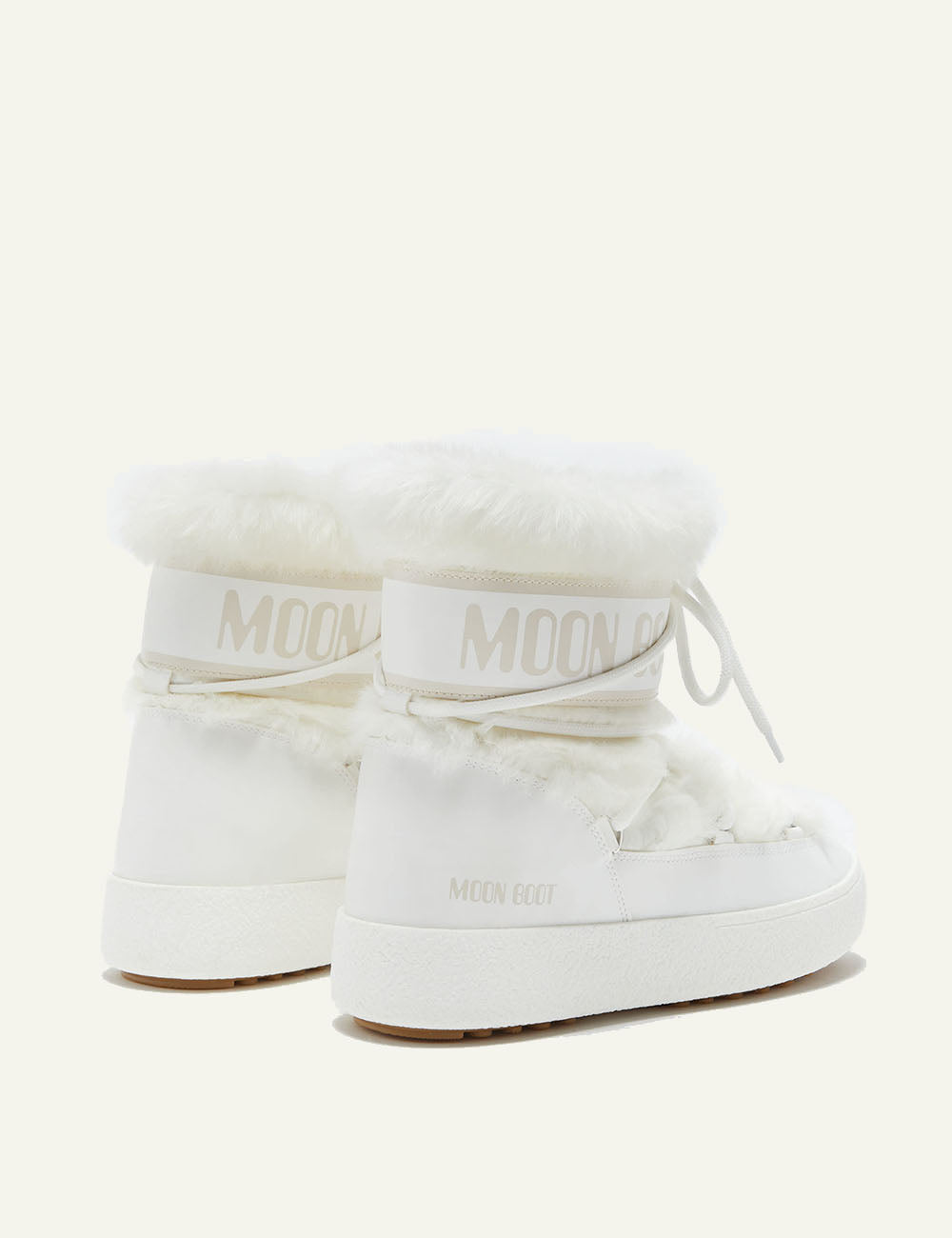 MOON BOOT MB LTRACK FAUX FUR WP WHITE