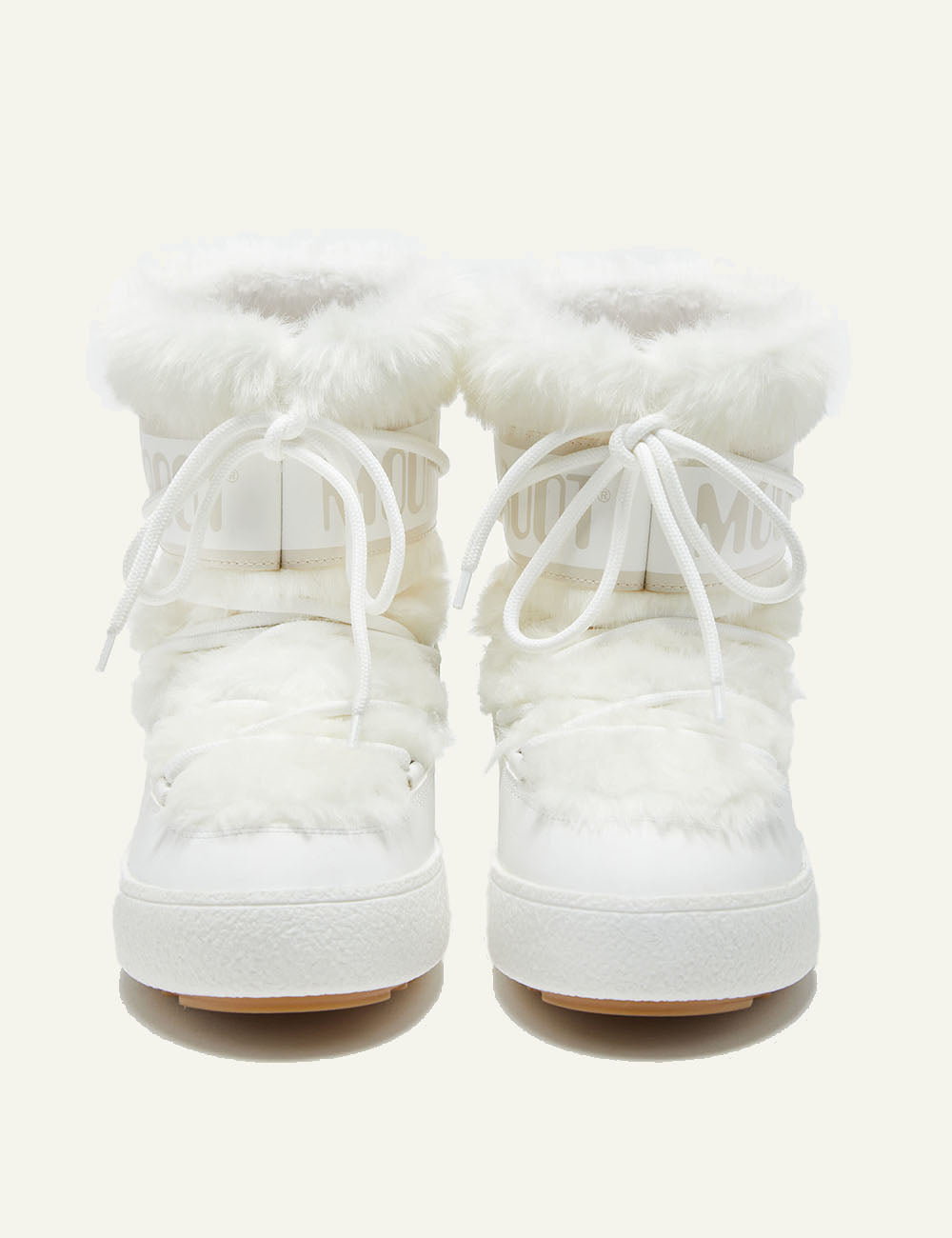 MOON BOOT MB LTRACK FAUX FUR WP WHITE