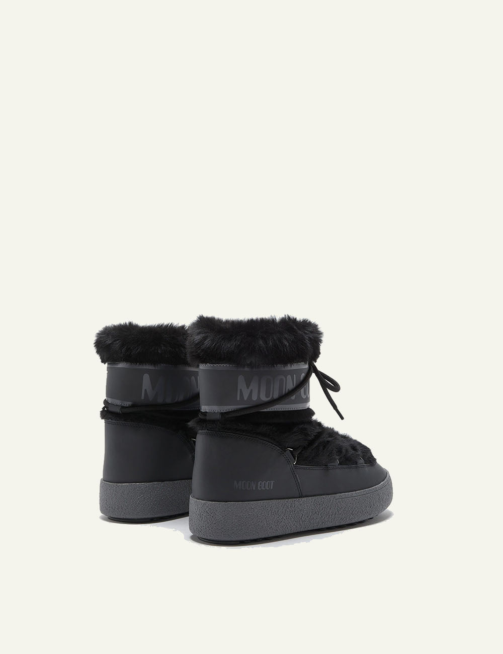 MOON BOOT MB LTRACK FAUX FUR WP BLACK