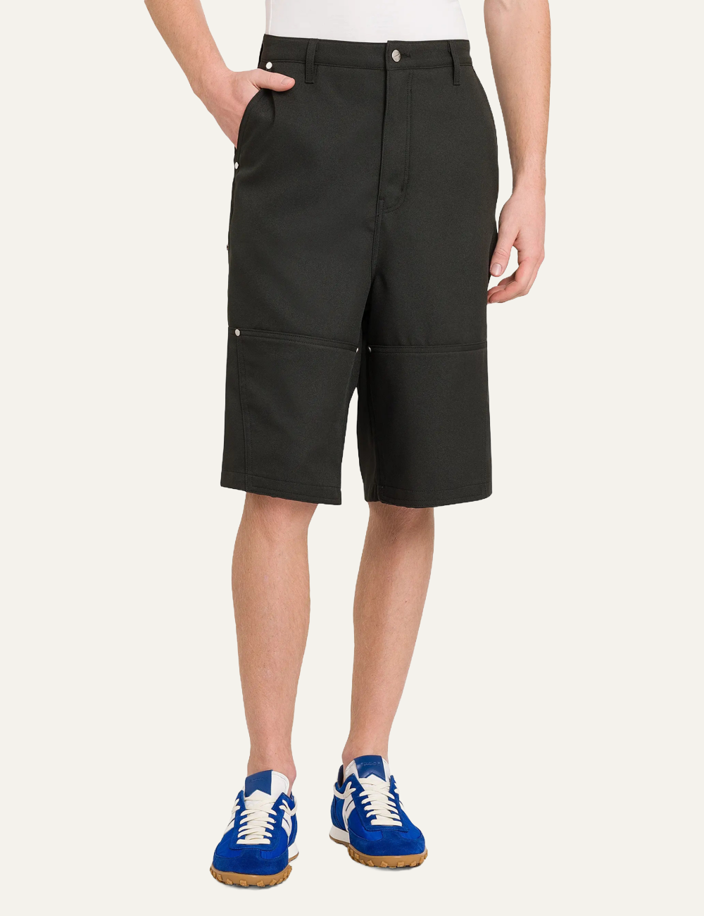 RHUDE REZA DOUBLE KNEE BAGGY SHORT